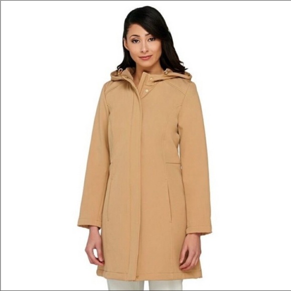 Isaac Mizhari Live! Soft Shell Zipper Hooded Coat - Picture 14 of 14
